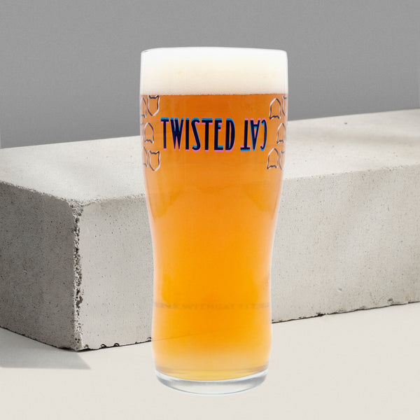 Twisted Cat Pint Glass