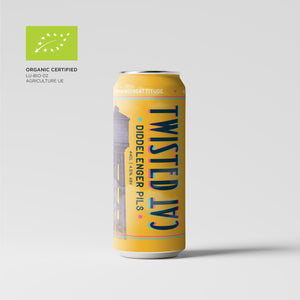 Dideleng Pils Organic Certified – a crisp, refreshing organic lager brewed with natural ingredients in Luxembourg.
