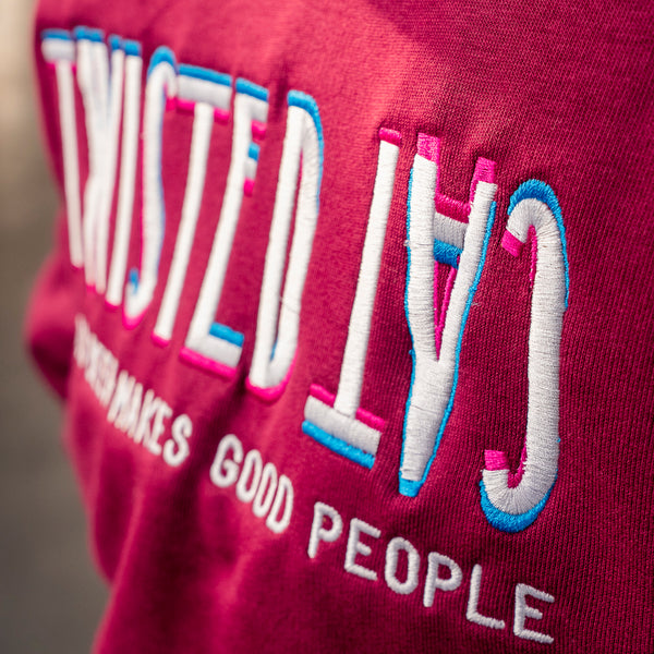 Twisted Cat Sherpa-Lined Zip Hoodie